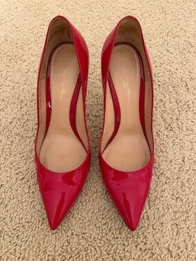 Gianvito Rossi Red Patent Pumps
